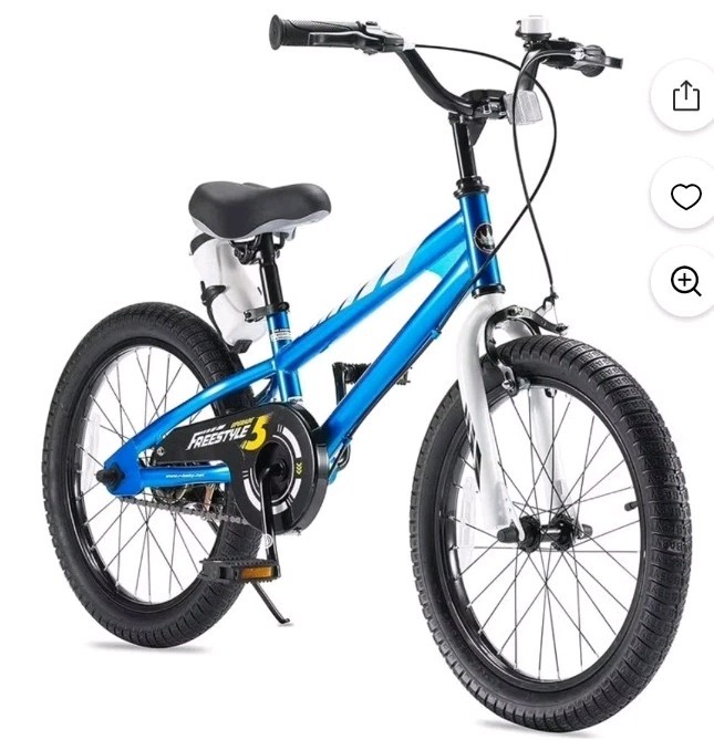 With Kickstand, 18 Inch, Blue