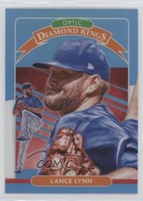 2020 Panini Donruss Optic Retail Carolina Blue & White Prizm Lance Lynn #21 00gy