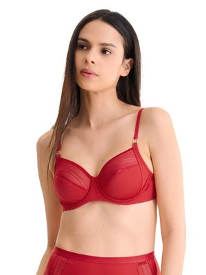 Lisca Bügel BH Princess Gr. 75-100 B-E in Passion Red