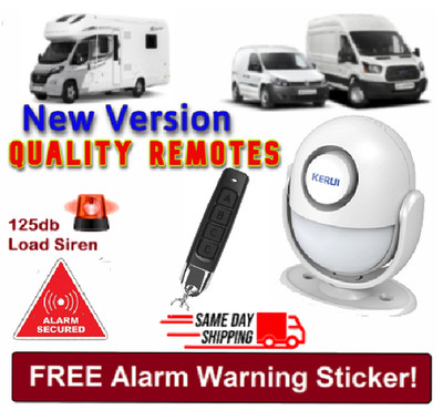 Van-Auto-Wohnmobil-LKW Easy-Fit Funk Alarm Sicherheit Eingang Tür Bewegungssensor