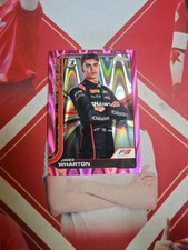 2025 Topps Chrome Formula 1 Pink Raywave Refractor 1st James Wharton /250