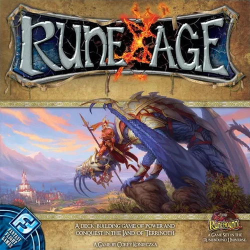 Rune Age deck building game with rare Oath and Anvil expansion.