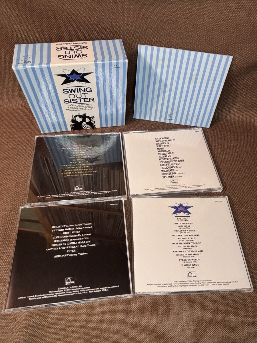SWING OUT SISTER Splendid Collection JAPAN-ONLY 4CD BOX PHCR