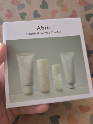 Abib   Heartleaf Calming Trial Kit (Cleanser, Toner, Serum + Creme)
