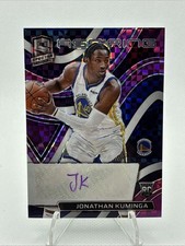 2021-22 Panini Spectra - Aspiring Autographs Jonathan Kuminga #AA-16 Purple /35