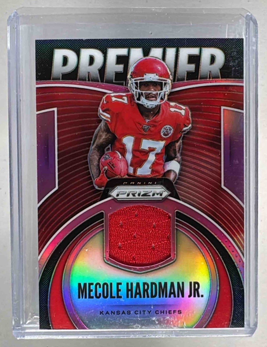 Mecole Hardman Panini Prizm Premier Jerseys Relics #PJMHJ Pink