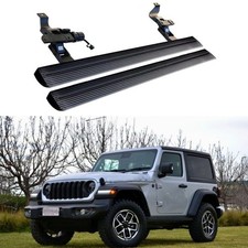Electric Running Boards Power Side Steps Fits For Jeep Wrangler 2-door 2018-2025