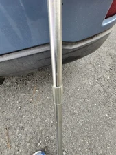 Vito's Performance +2" extended wider AXLE Yamaha Banshee 1987-2006 CHROME