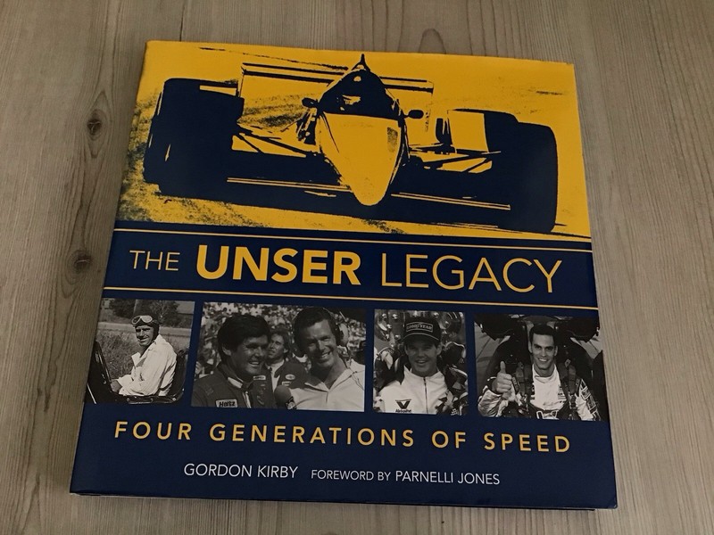 Automobilia Unser Legacy Signed by unser sr unser jr indy cars looks new