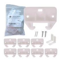 Drawer Guides & L-Angle Brackets Replacement Repair Kit | Cabinet Slide Hardware