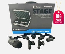 Sennheiser Drum Kit 600 e600 Drum Mic Package with Case e602 e604 e614 US NEW