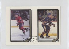 1987-88 O-Pee-Chee Album Stickers Steve Dykstra Guy Carbonneau #146-7 HOF 0y8