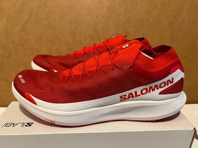 NEW Salomon S/LAB Pulsar 2 Fiery Red White 11 EU45 1/3 472201 Mens Running Shoes