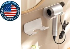 Soporte universal para secador de pelo, colgador de pared para secador de pelo