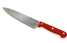 GINSU Kiso 8" Chef Knife Red Dishwasher Safe Stainless Steel Blade 