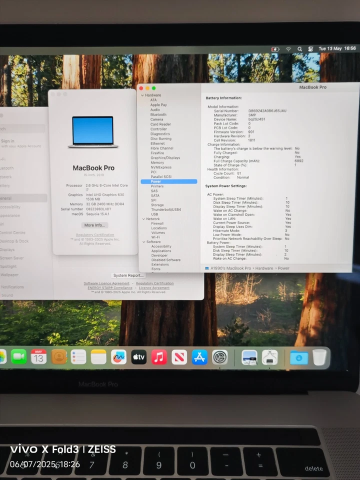 Apple MacBook Pro 15" 2019 · i7 · 32GB · 512GB, photo 3 of 5