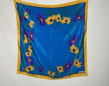 SUNKYUNG SA VINTAGE POLYESTER SCARF FLORAL PRINT