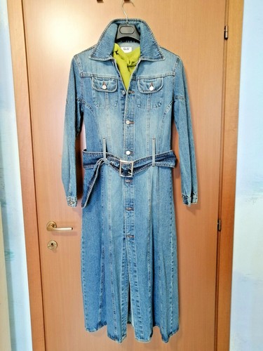 Cappotto trench da donna di jeans con cintura taglia 46 | eBay