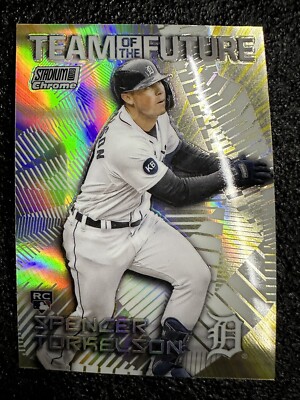 2022 Stadium Club Chrome TOTF Spencer Torkelson Refractor Rc #tof-10