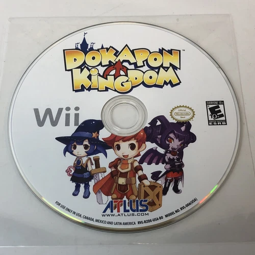 Dokapon Kingdom (Nintendo Wii, 2008) Color Variant Disc ONLY - Tested & Working