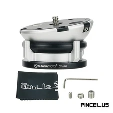 DYH-68 Tripod Leveling Base Leveling Head Load 10KG For DSLR Camera Tripod pe66