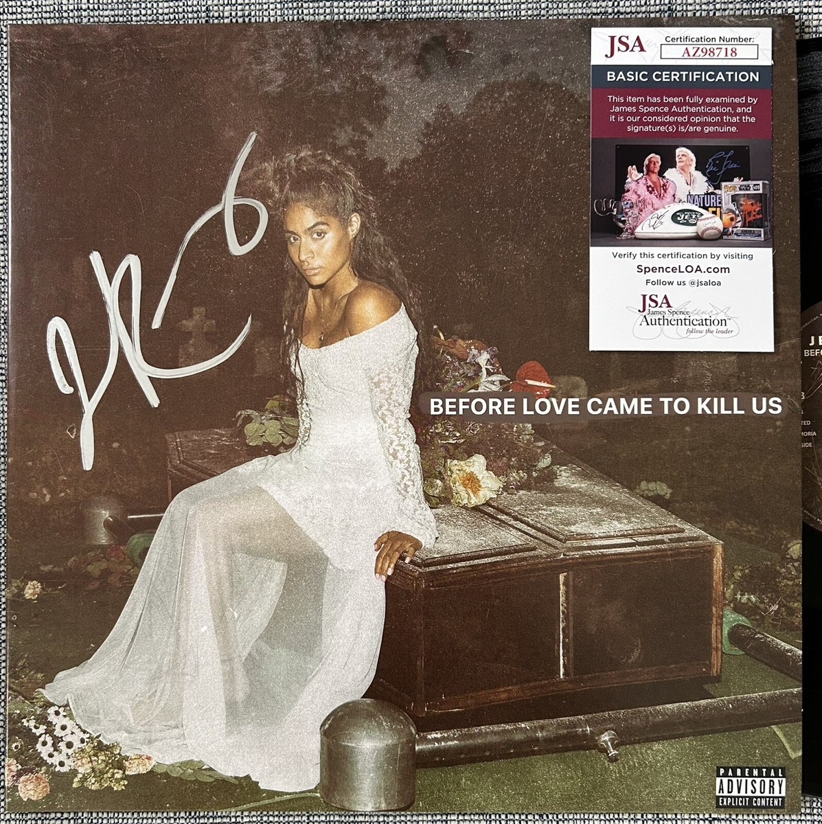 RARE JESSIE REYEZ BEFORE LOVE CAME TO KILL US SIGNED VINYL LP