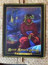 Merrie Monarch Festival 50th Anniversary Poster 28”H X 22”W Collectible 2013