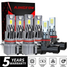 6x Led Headlights Hilo Beamfog Bulbs For Gmc Sierra 1500 2500hd 3500 2001-2006 6x Led Headlights Hilo Beamfog Bulbs For Gmc Sierra 1500 2500hd 3500 2001-2006