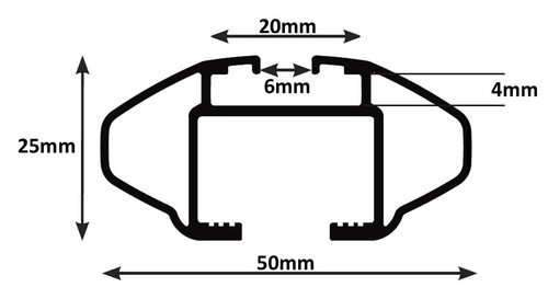Dachbox JUXT400L+Dachträger CRV135 für für Mercedes ML II 5Türer 05-11 - Bild 4 von 5