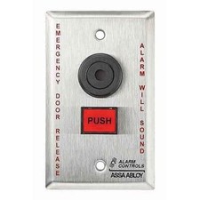 Alarm Controls TS-25 Emergency Door Release, Switch Mounted, Single Gang