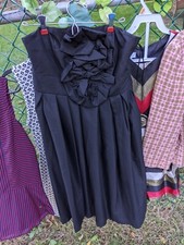 NWT BLACK COCKTAIL SEXY PARTY VINTAGE LOOK STRAPLESS DRESS WOMEN SIZE 8