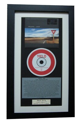 PEARL JAM Yield CLASSIC CD Album GALLERY QUALITY FRAMED+EXPRESS GLOBAL SHIP