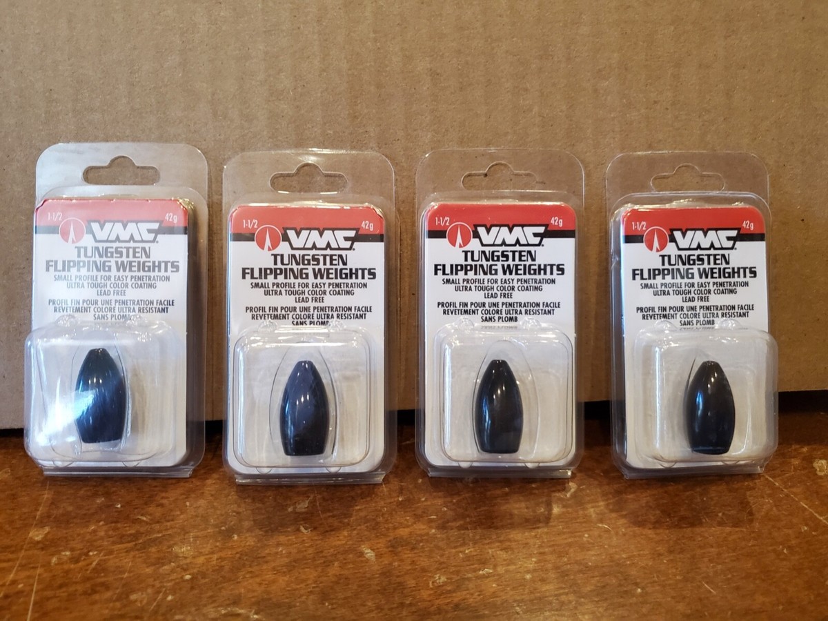 pack VMC Tungsten Flipping Weight, 1-1/2 Black