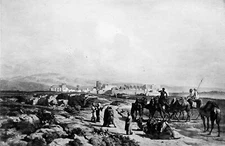 RETURN OF THE PRODIGAL CHILD (by MARILHAT) - 19th century large format engraving