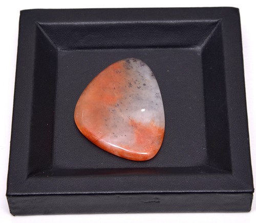 61.00 Cts Natural Red Moss Agate Oval Shape Cabochon Loose Gemstone-48x34mm Size - Picture 4 of 6