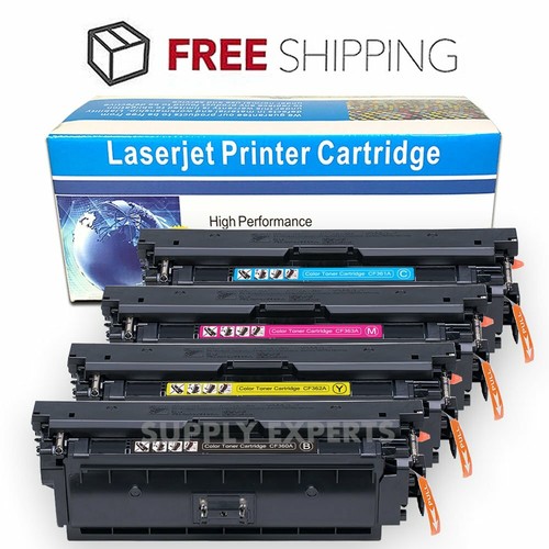 4P For HP LaserJet M552dn M553dn M553x MFP M577dn Color Toner CF360A 508A  ink | eBay