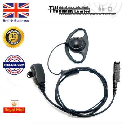 TW COMMS LTD Earpiece for Motorola DP2400 DP2600 R5 DP3441 MTP3550 Series D-Ear