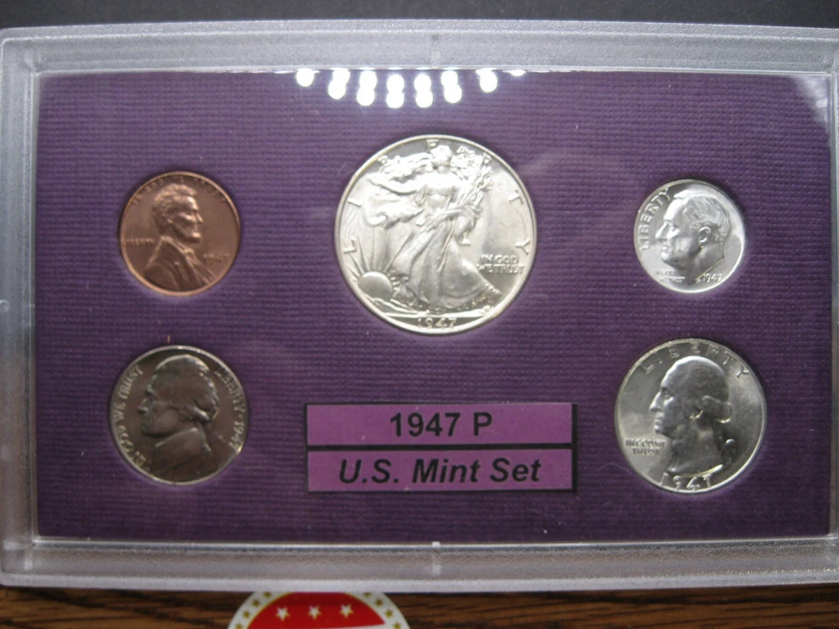 Uncirculated 1947 Year US Coin Mint Sets for sale | eBay