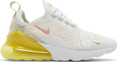 DV2184-100] Womens Nike Air Max 270 'White Yellow Strike' (W) | eBay
