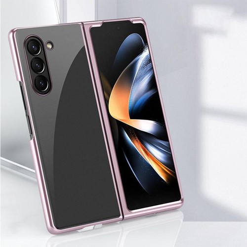 For Samsung Galaxy Z Fold 5 4/3 Transparent Cover Phone Case Plating Shockproof - Picture 10 of 16