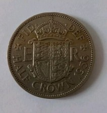 1956 Half Crown - Fair Condition