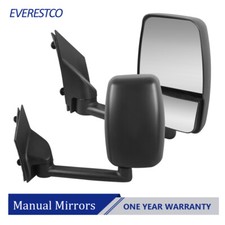Manual Folding Tow Mirrors Pair For Gmc Savana Van Chevrolet Express 2003-2017