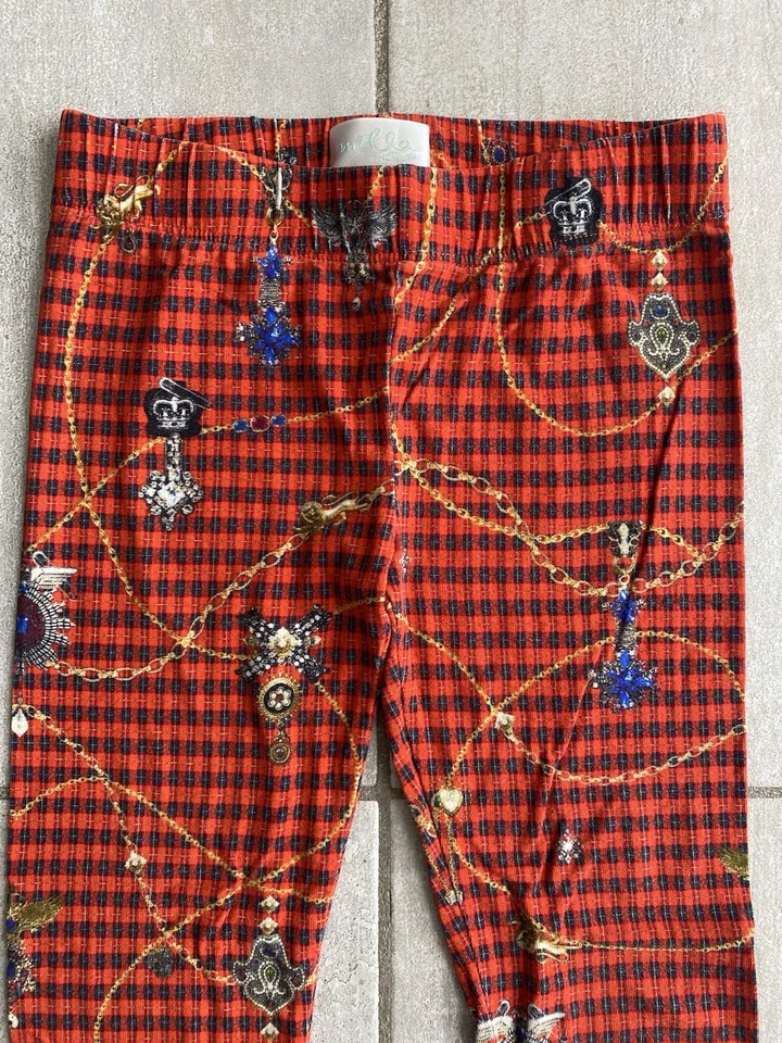 Pantalones Milla By Camilla Niñas Talla 4 Rojo Adornado Foto 4 de 4