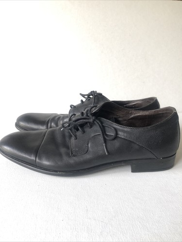 John Varvatos Black Leather Dress Shoes Men’s 8.5