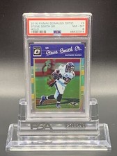 2016 PANINI DONRUSS OPTIC #9 STEVE SMITH SR. PSA 8 HOLO POP 1 RAVENS 💎