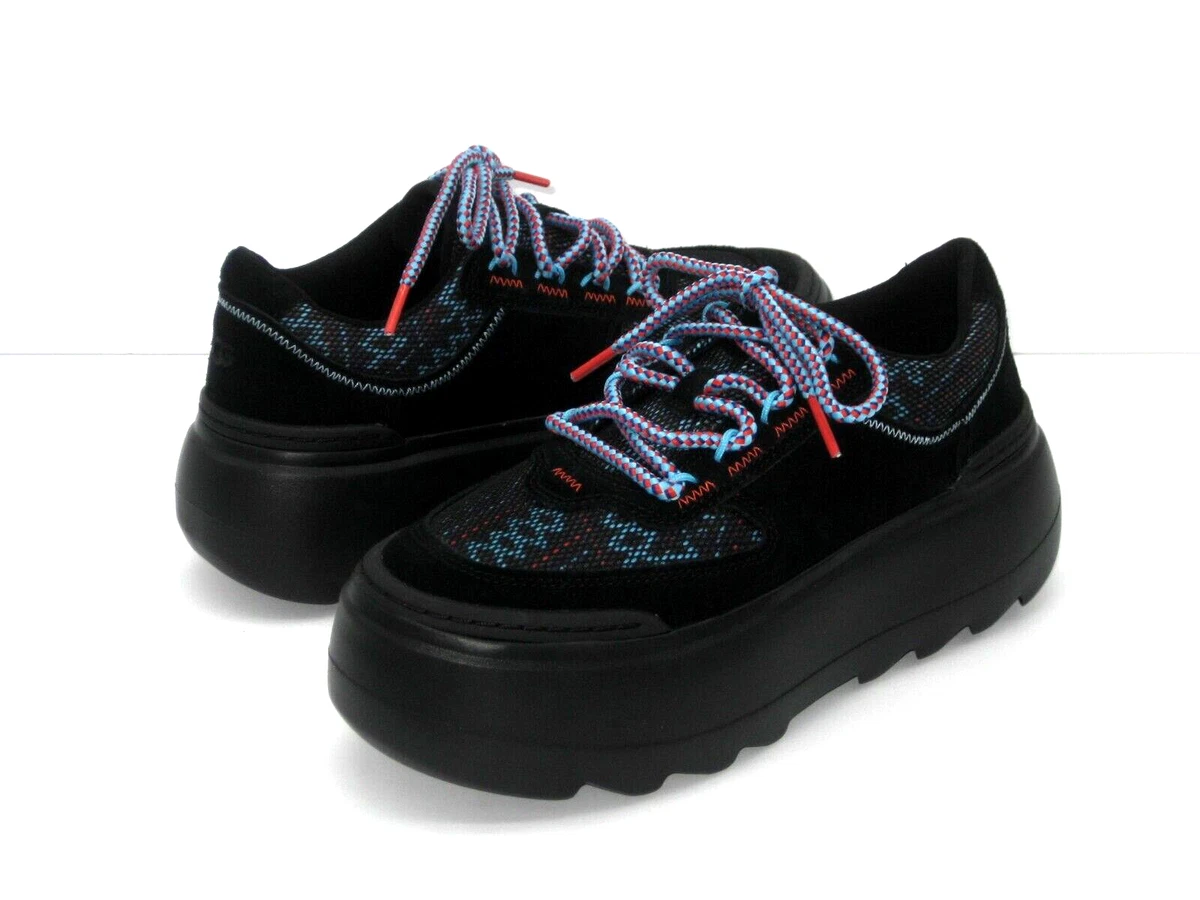 UGG MARIN MEGA LACE WOMEN SHOES BLACK US 7.5 UK 5.5 EU 38.5 eBay