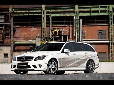 Cars amg static edo competition mercedes benz c Desk Mat Stitched