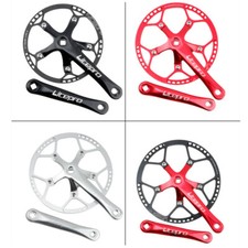 LITEPRO Guarnitura in lega di al con corona pedivella bicicletta 130BCD catena ruota 45-58T