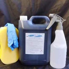 5L Black Car Carpet Dye, Spray Bottle, Gloves & Sponge For a Deep Black Finish