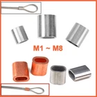 Wire Rope Ferrules Cable Crimps Sleeve Stainless Steel/Copper Crimp Clamp M1~M8